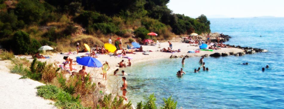 Another beach 500m from our apartments