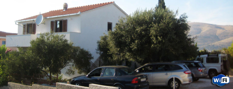 Parking in the front of the our house