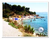 This beach is on Island Ciovo, near our apartments
